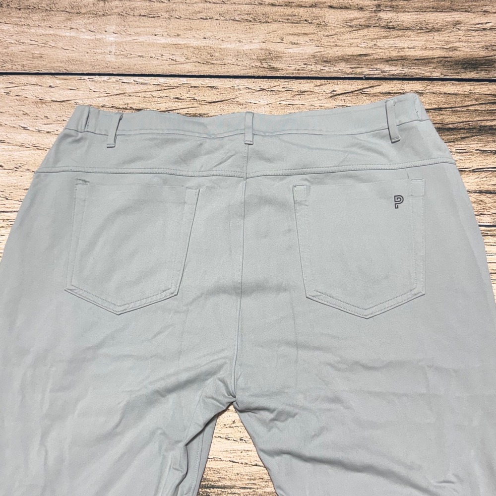 Public Rec Pants Mens 38x32 Light Gray All Day Every Day Stretch Casual Travel